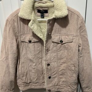 Forever 21 Sherpa Jack light pink Size: XS
